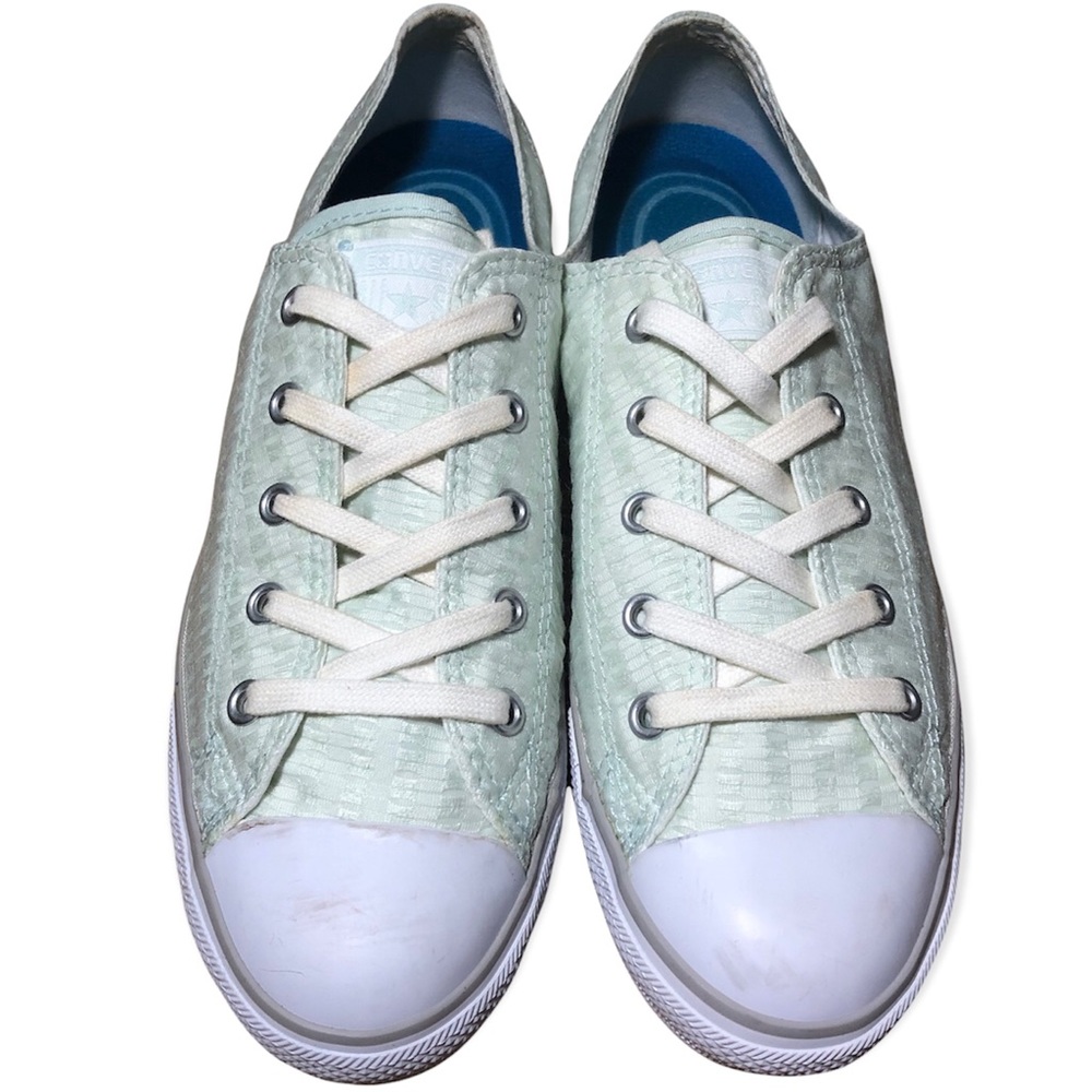 CONVERSE All‎ Star Green/White Women’s Sneakers shoes Sz 9